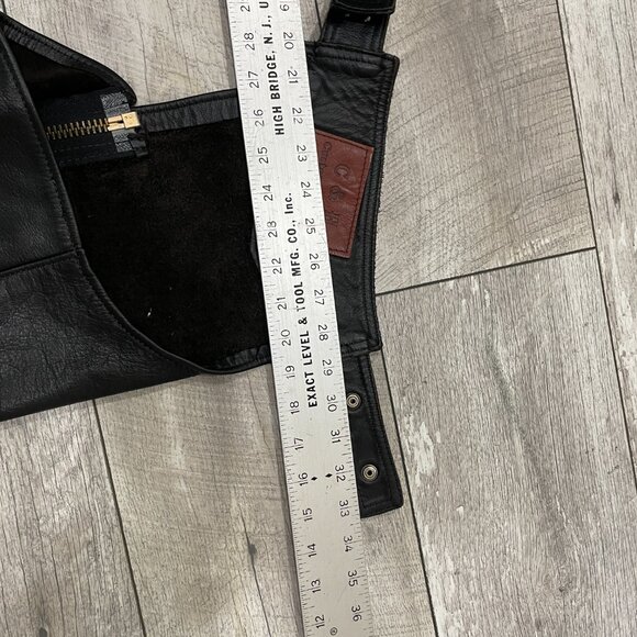 Leather Motorcycle Chaps US Made S Custom - Picture 3 of 7